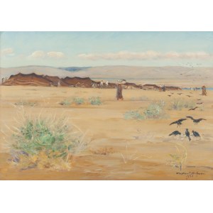 Wlastimil Hofman (1881 Prag - 1970 Szklarska Poręba), Orientalische Landschaft, 1943