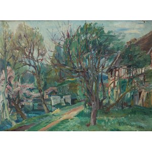 Henryk Epstein (1891 Lodz - 1944 Konzentrationslager, wahrscheinlich Auschwitz), Ländliche Landschaft, 1934