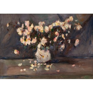 Włodzimierz Terlikowski (1873 Poraj near Łódź - 1951 Paris), Flowers in a vase