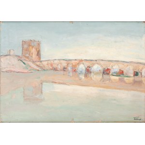 Włodzimierz Terlikowski (1873 Poraj k. Łodzi - 1951 Paryż), Most na rzece Guadalquivir w Hiszpanii