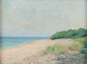 Antoni Procajłowicz (1877 Rodatycze - 1949 Kraków), Plaża nad Bałtykiem , 1938