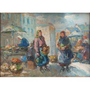 Erno Erb (1878 Lviv (?) - 1943 Lviv), Bribes in Lviv (Lviv Market), pre/ or 1941