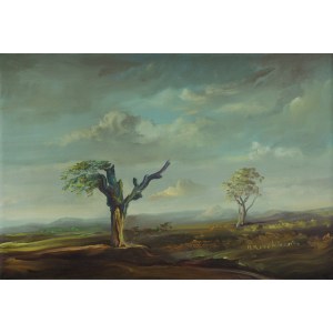 Henryk Kozakiewicz (1936 - 1985 ), Landscape with Trees