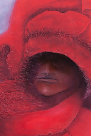 Piotr Malysz (b. 1964), Figure in red, 2018