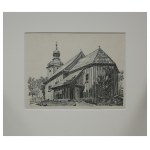 Wiktor Gosieniecki (1876 -1956), “Kościół parafialny w Siedlimowie”, 1924 r