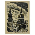 Stanisław Raczyński (1903-1982), „Wawel - Wieże katedry” ok. 1950 rok