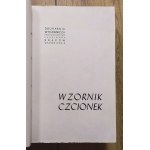 Muster von Schriften und Ornamenten des Verlags in Krakau