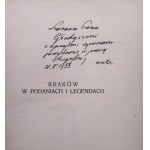 Udziela Seweryn - Kraków in legends and tales [author's dedication].