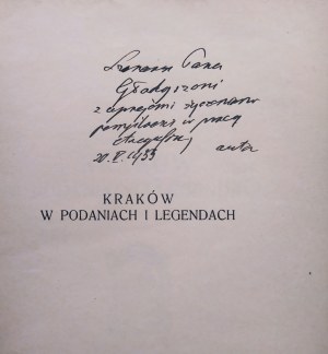 Udziela Seweryn • Kraków w podaniach i legendach [dedykacja autorska]