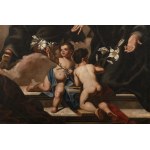 Francesco De Mura (1696 - 1782) Madonna and Child in Glory, and San Nicola da Tolentino