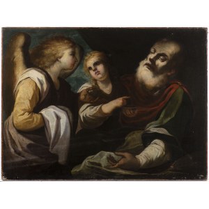 Italian Painter, 17th Century, Tobias Restoring His Father Tobit's Sight