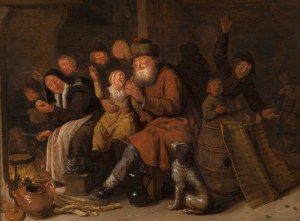 Jan Miense Molenaer (1609/1610-1668), A Happy Peasant Family