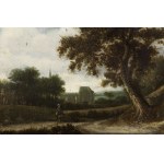 Cornelis Gerritsz Decker (ca. 1615-1678) - Attributed, Landscape with an Oak Tree
