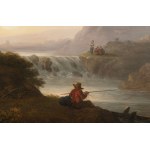 Martin von Molitor (Vienna 1759-1812), Pastoral Landscape with a Fisherman