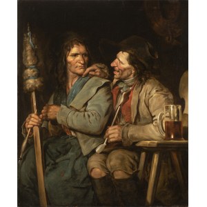 Wilhem Leibl (1844-1900) - attributed to, Peasant Couple