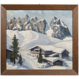 In the Manner of Alfons Walde (1891-1958), Winter Landscape