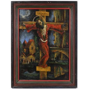 20th century painter, Jesus on the Cross