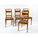 Four Biedermeier Armchairs