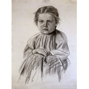 AUTHOR UNKNOWN (20th century), Portrait of a girl