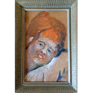 DER UNABHÄNGIGE MALER (20. Jahrhundert), Porträt einer Frau