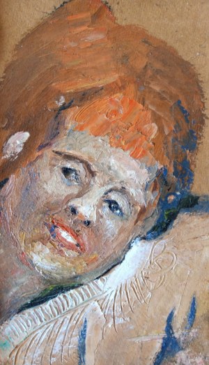 MALARZ NIEROZPOZNANY (XX w.), Portret kobiety