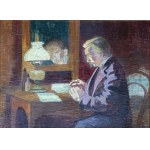 Marian Franciszek SŁONECKI (1886 - 1969), W gabinecie