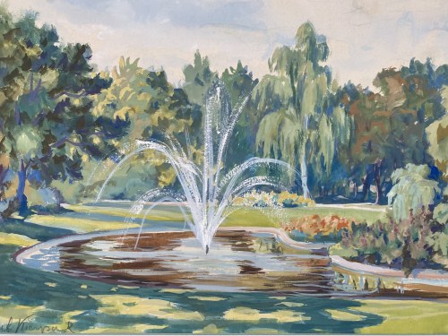 Antoni KIERPAL (1898-1960), W parku