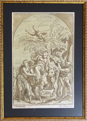 Nicolas LE SUEUR, (1691-1764) / Paolo FARINATI (1524-1606), Porwanie Europy (mitologia grecka)