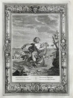 Bernard PICART (1673-1733) wg Abraham van DIEPENBEECK (1596-1675), Arion (mitologia grecka)