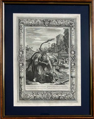 Bernard PICART (1673-1733) wg Abraham van DIEPENBEECK (1596-1675), Herkules i Acheleos (mitologia grecka)