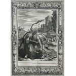 Bernard PICART (1673-1733) wg Abraham van DIEPENBEECK (1596-1675), Herkules i Acheleos (mitologia grecka)