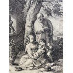 Hendrick GOLTZIUS (1558-1617), Die Heilige Familie und der heilige Johannes der Täufer