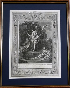 Bernard PICART (1673-1733) wg Abraham van DIEPENBEECK (1596-1675), Apollo i Dafne