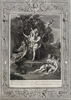 Bernard PICART (1673-1733) wg Abraham van DIEPENBEECK (1596-1675), Apollo i Dafne