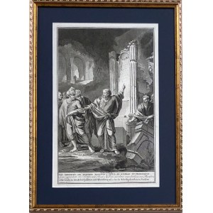Mattys POOL (1670-1732)/Arnold HOUBRAKEN (1660-1719), Jesus and the Pharisees