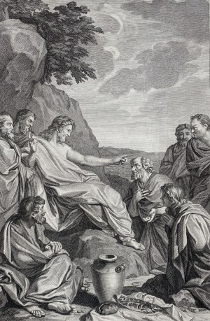 Jacub FOLKEMA (1692-1767)/Charles Le BRUN (1619-1690), Jezus ukazuje się w Galilei