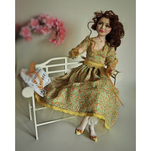 Anna Piotrowiak, author's doll - Mademoiselle Mayıs
