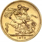 Australia Sovereign 1872 S - XF