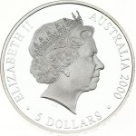 Australia 5 Dollars 2000 Summer Olympics Sydney Harbour of Life (Water)