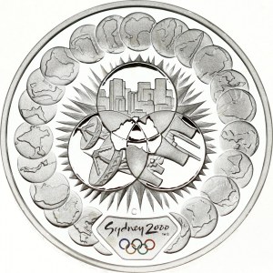 Australia 5 Dollars 2000 Summer Olympics Sydney Reaching the World 1