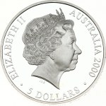 Australia 5 Dollars 2000 Summer Olympics Sydney Reaching the World 1