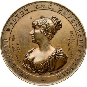 Austria Medal 1897 Charlotte Wolter - AU