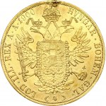 Austria 4 Ducats 1900 Hole Repaired - XF