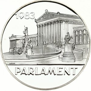 Austria 500 Schilling 1983 Parliament Building Centennial