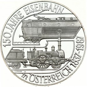 Austria 500 Schilling 1987 Austrian Railroad 150 Years