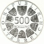 Austria 500 Schilling 1987 Austrian Railroad 150 Years