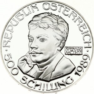 Austria 500 Schilling 1989 Koloman Moser