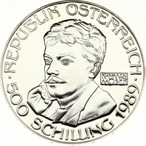 Austria 500 Schilling 1989 Koloman Moser