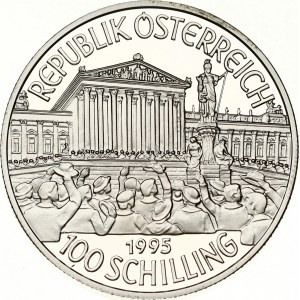 Austria 100 Schilling 1995 First Republic