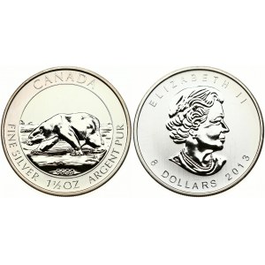 Canada 8 Dollars 2013 Polar Bear